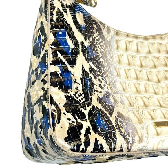 Brahmin Croc Embossed Esme Leather Jaguar Ombre Purse Bag Multicolor OS - Picture 3 of 8